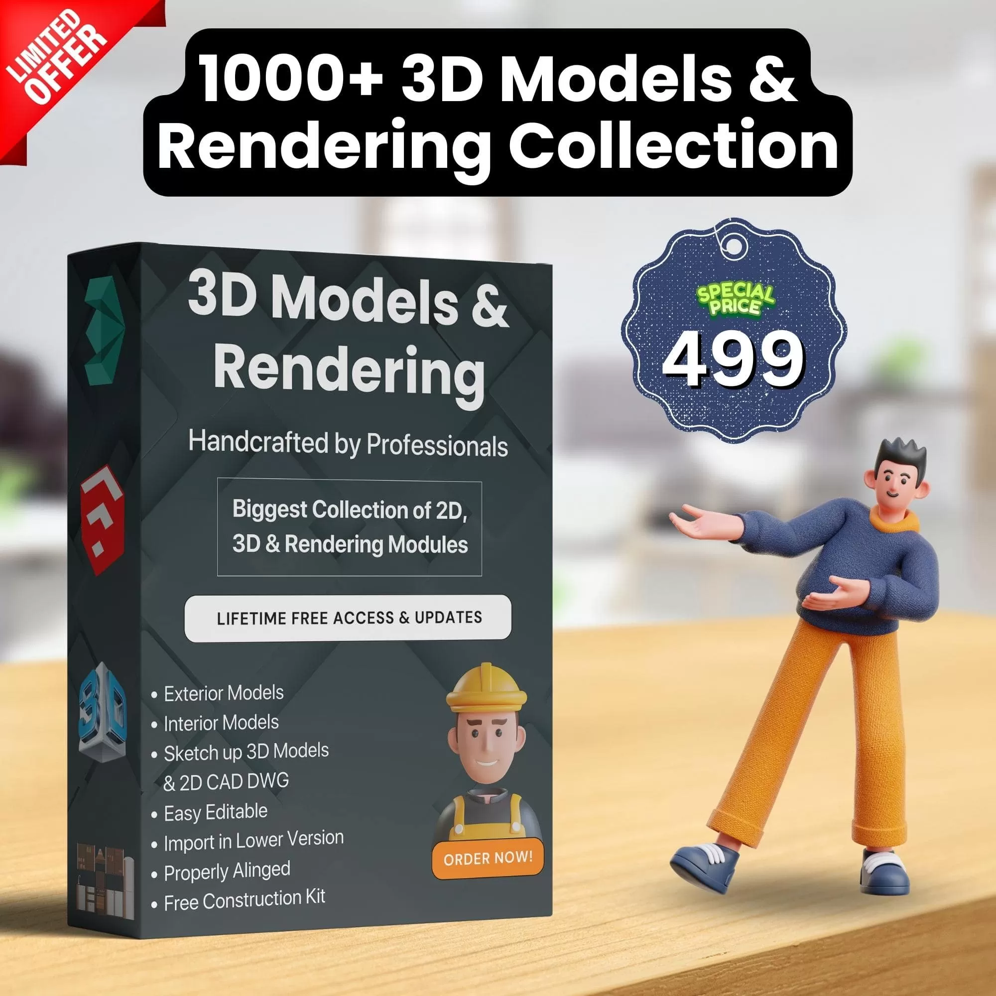 RESELL - 3D MODEL & RENDERING COLLECTION