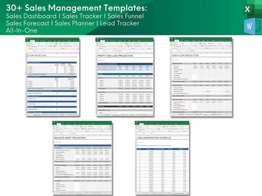 RESELL - 30+ Sales Management Templates