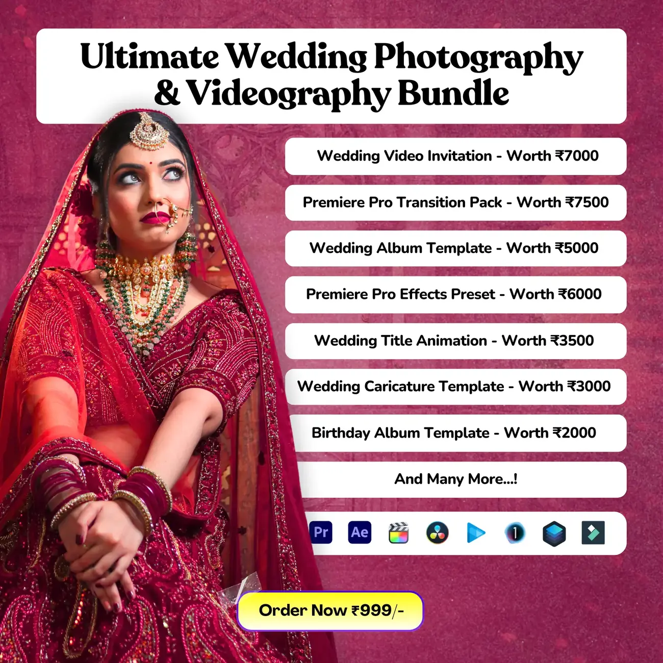 RESELL - Ultimate Wedding Photography & Videography Bundle